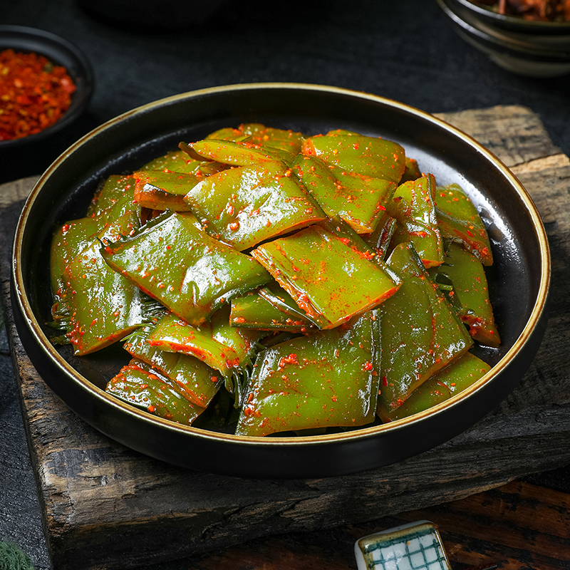 东北特产延边朝鲜族美食香辣海带梗段 辣拌海带梗凉拌菜即食400g