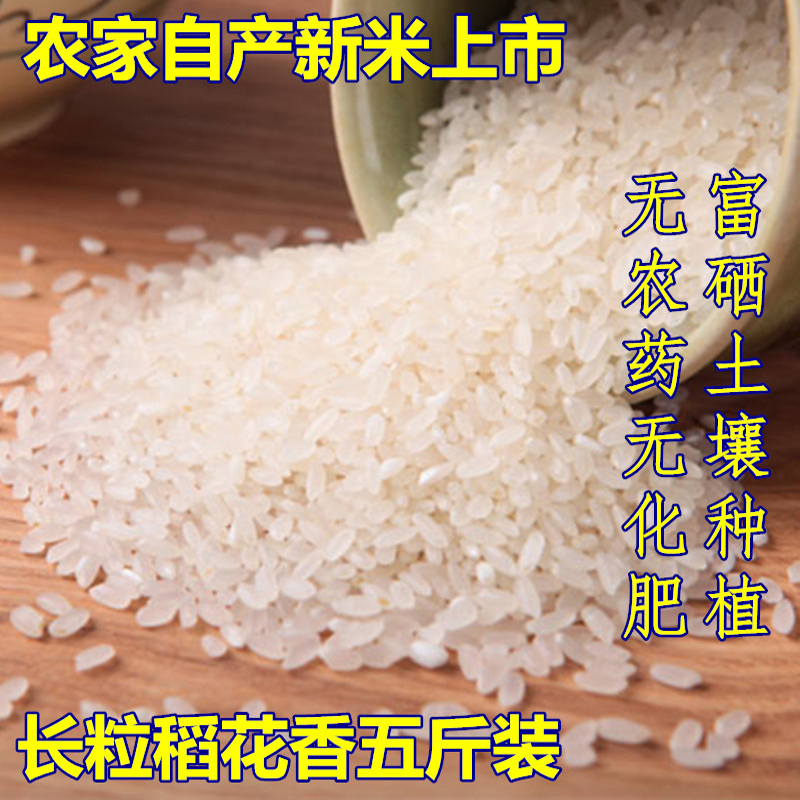 5斤装东北吉林延边珲春老品种粳米富硒长粒香稻花香大米胚芽新米