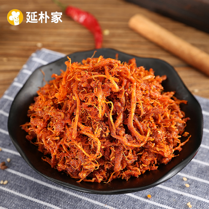 延边正宗牛板筋细丝零食包邮真空香辣甜牛筋丝延吉朝鲜族风味特产