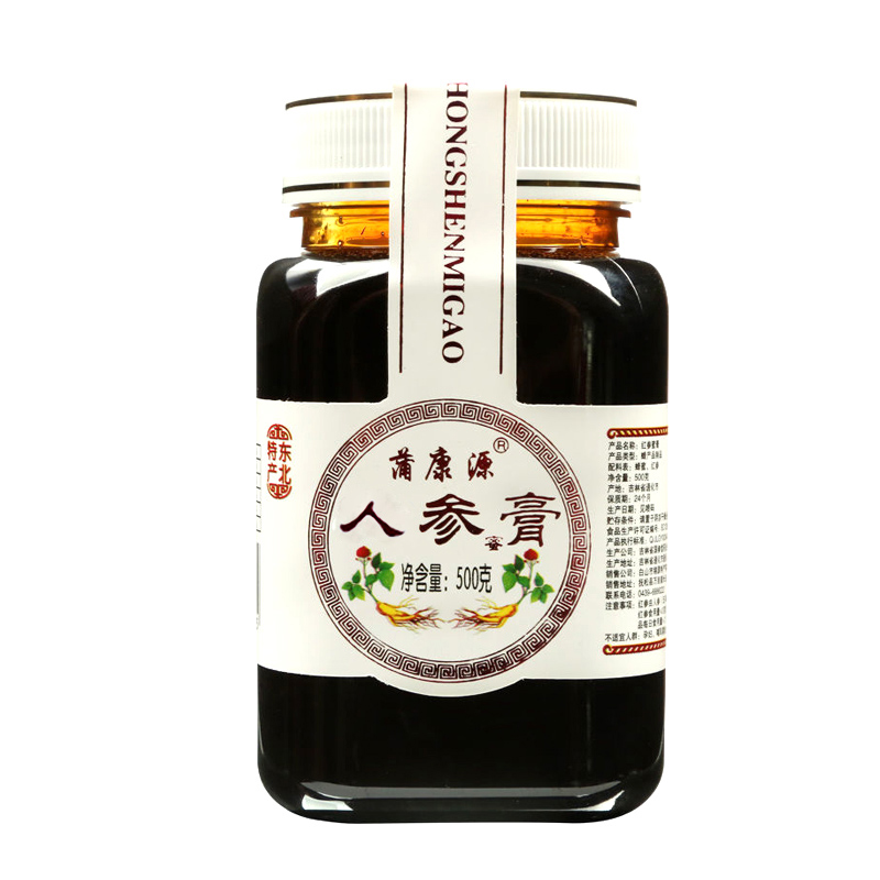 人参膏浓缩红参膏长白山即食人参精华液瓶装提取红参液养生膏