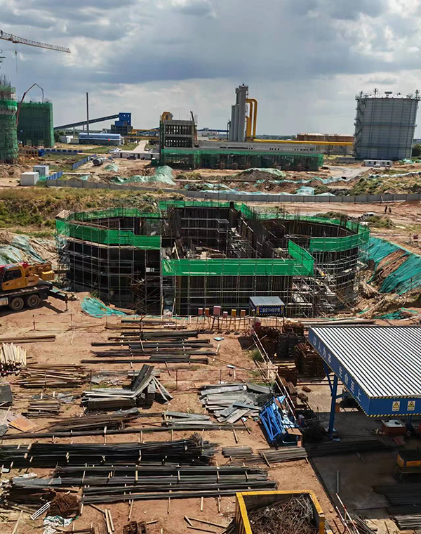 白家海子煤矿主产房、浓缩池主体工程