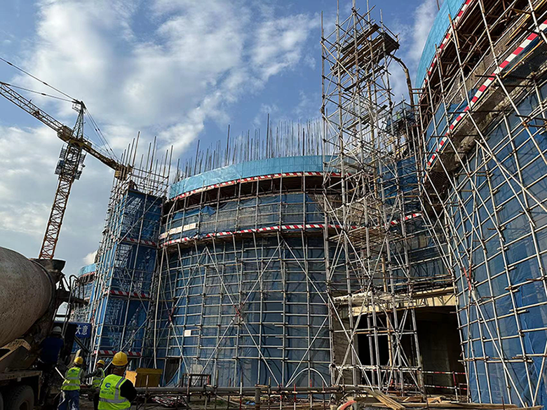 白家海子煤矿原煤仓、产品仓主体工程