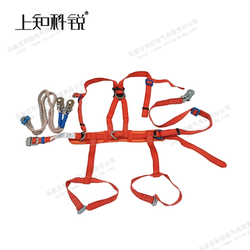 红色丙纶全身式安全带