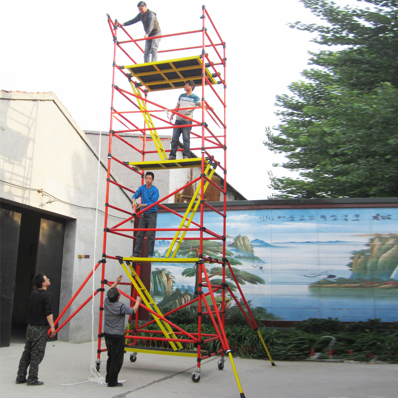 科锐电气绝缘脚手架快装稳立、绝缘防护！