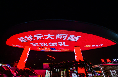 北京五棵松大叶子LED屏