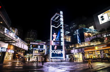 深圳大招牌裸眼3D户外商圈LED屏