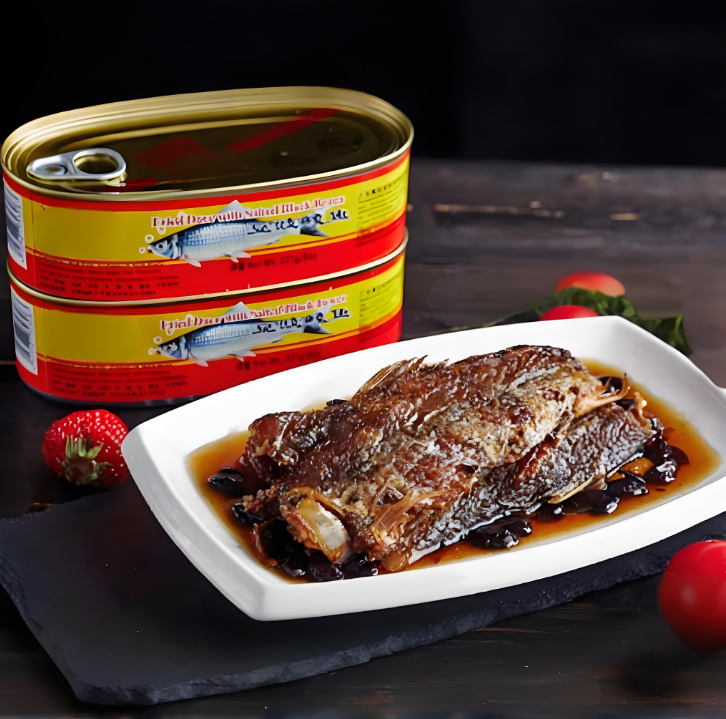 Canned Fried Dace with Black Beans - Convenient, Nutritious, and Flavorful