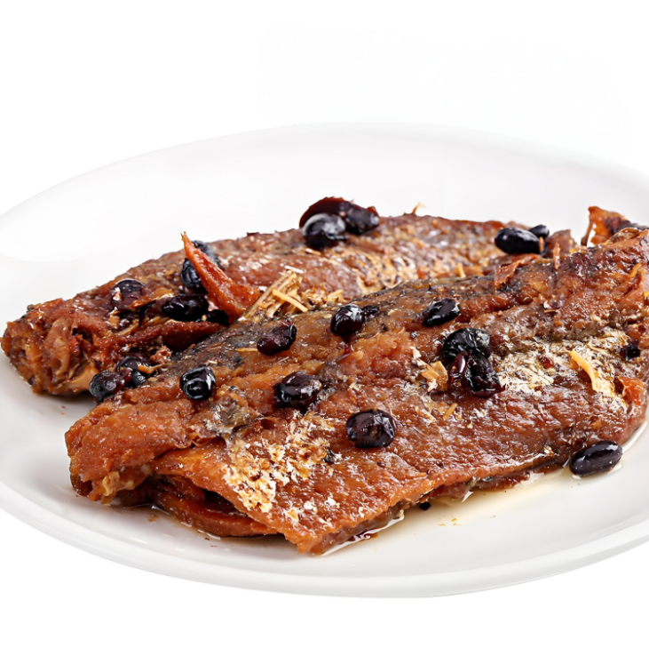 Canned Fried Dace with Black Beans - Convenient, Nutritious, and Flavorful