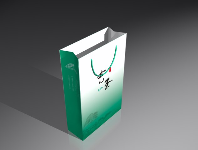 泰山女儿茶广告手提袋