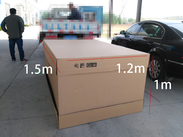 特大尺寸板材器械工业纸箱