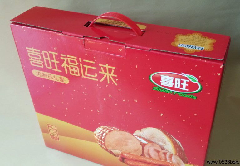 喜旺福运来熟食礼盒包装设计与制作泰安恒兴包装