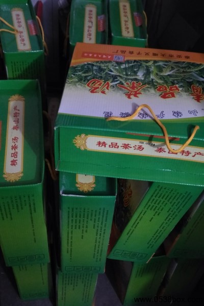 泰山小米茶汤谷类包装盒