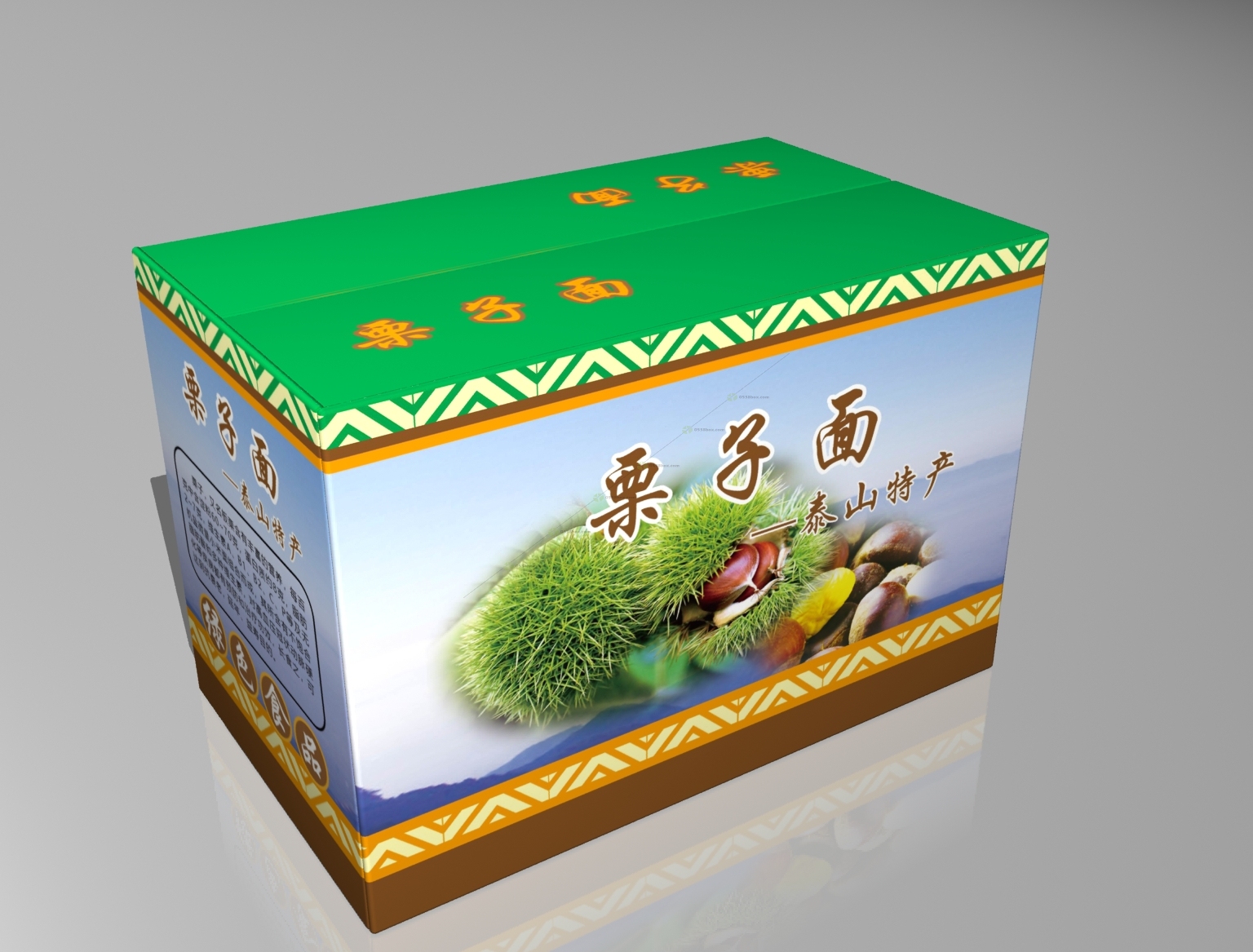 泰山栗子面包装 泰山栗子面包装