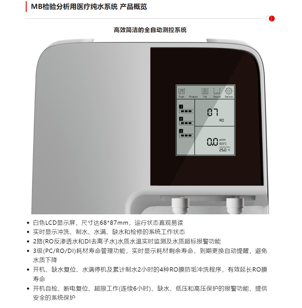 HyperPureX骇思Med医疗纯水系统MB系列小型检验分析用医疗纯水系统