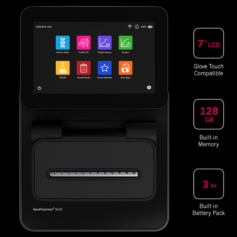 12通道超微量分光光度计 NanoPhotometer® N120 - 因普恩(Implen)