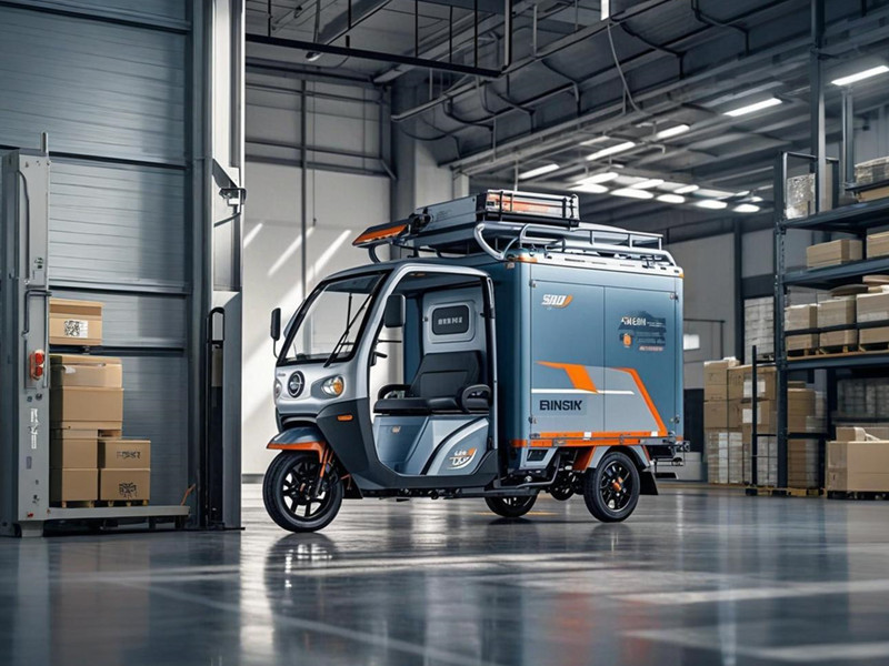 Electric delivery trike