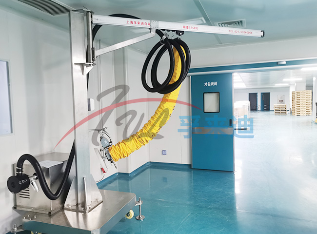 医药行业铁桶吸吊搬运