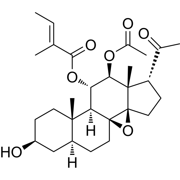 11α-O-巴豆酰-12β-O-乙酰通关藤苷元B
