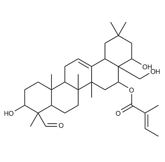 23-aldehyde-16-O-angeloybarringtogenol C