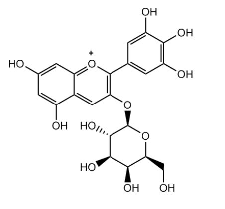 飞燕草素-3-O-半乳糖苷