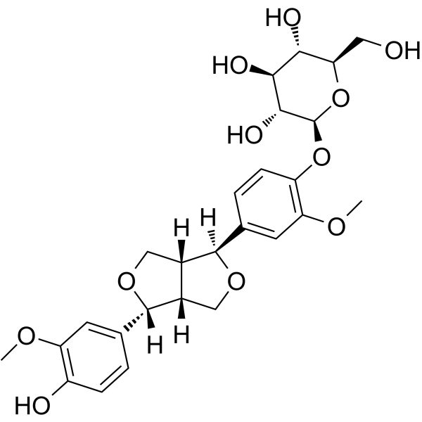 (+)-表松脂素-4′-O-β-D-葡萄糖苷