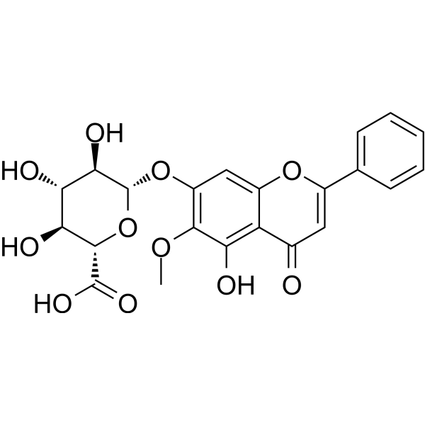千层纸素A-7-0-β-D-葡萄糖醛酸苷