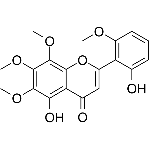 黄芩新素; 黄芩黄酮II