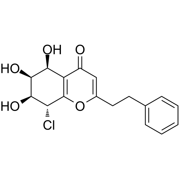 8-氯-2-（2-苯乙基）-5,6,7-三羟基-5,6,7,8-四氢色酮