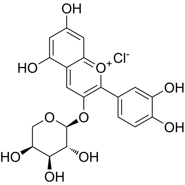 矢车菊素-3-O-阿拉伯糖苷