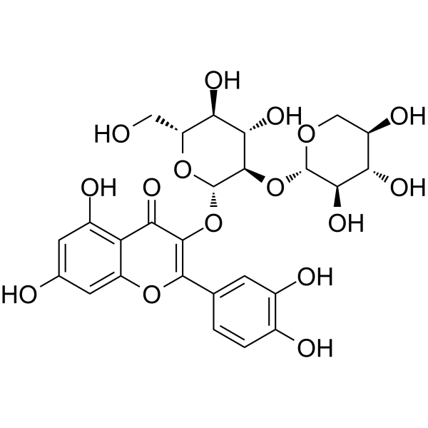 槲皮素-3-O-桑布双糖苷