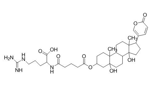 远华蟾毒精-3-戊二酰-L-精氨酸脂