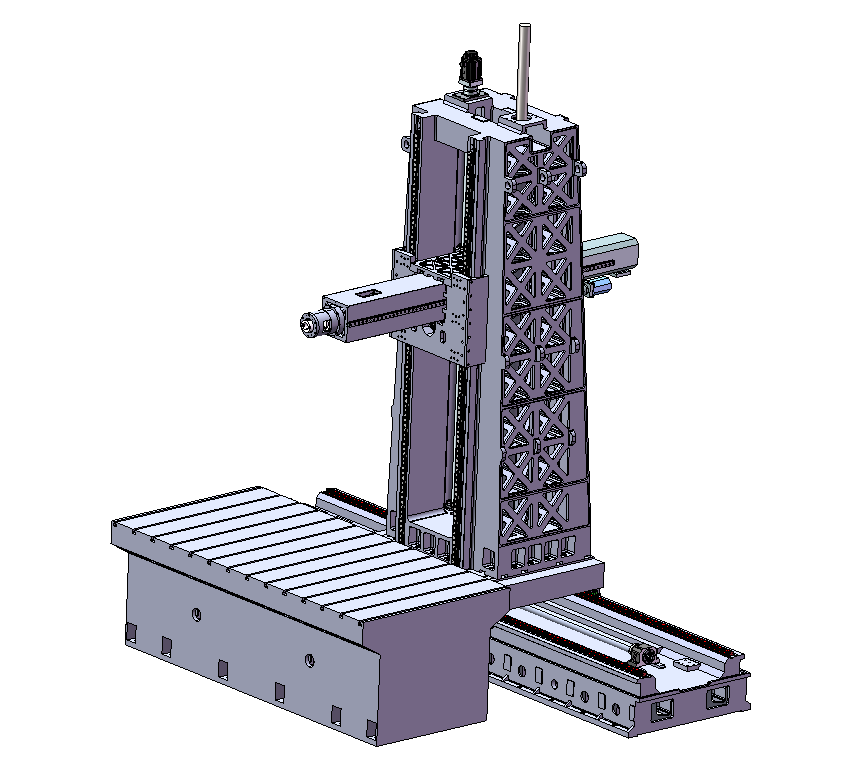 KCAB-XYZ5010中置數(shù)控動柱臥式重型銑鏜床技術(shù)參數(shù)