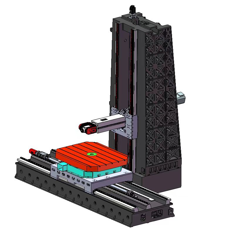 WH-2545-1000-2020数控卧式刨台多轴联动铣削中心技术参数