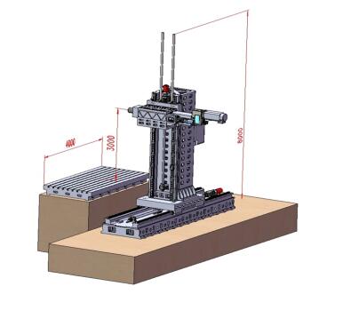 KCAB-4230數(shù)控動柱臥式重型銑鏜床技術(shù)參數(shù)