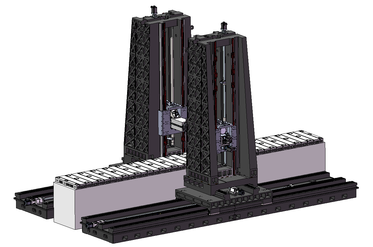 中置TK6916-8050-4035（80噸）-AB數(shù)控落地對置銑鏜床定制