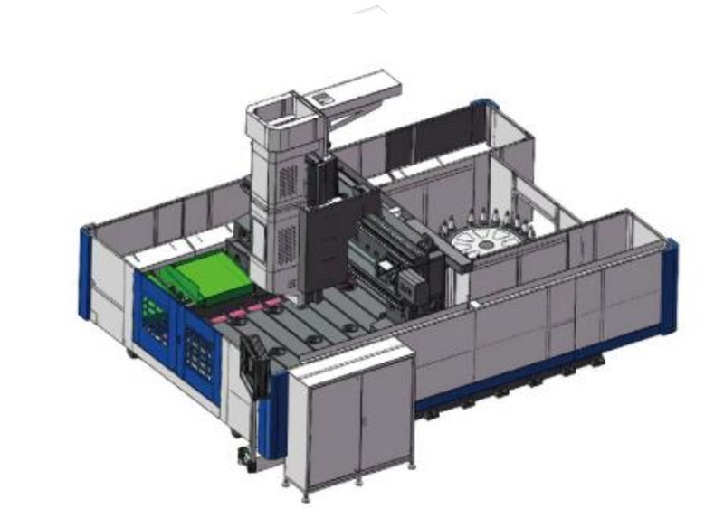 JMDZ一1513一1000發(fā)那科系統(tǒng)，數(shù)控動柱龍門加工中心
