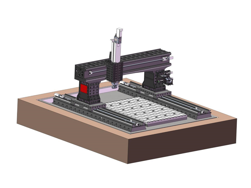 JM-LD-8040-2250數(shù)控動(dòng)柱龍門加工中心