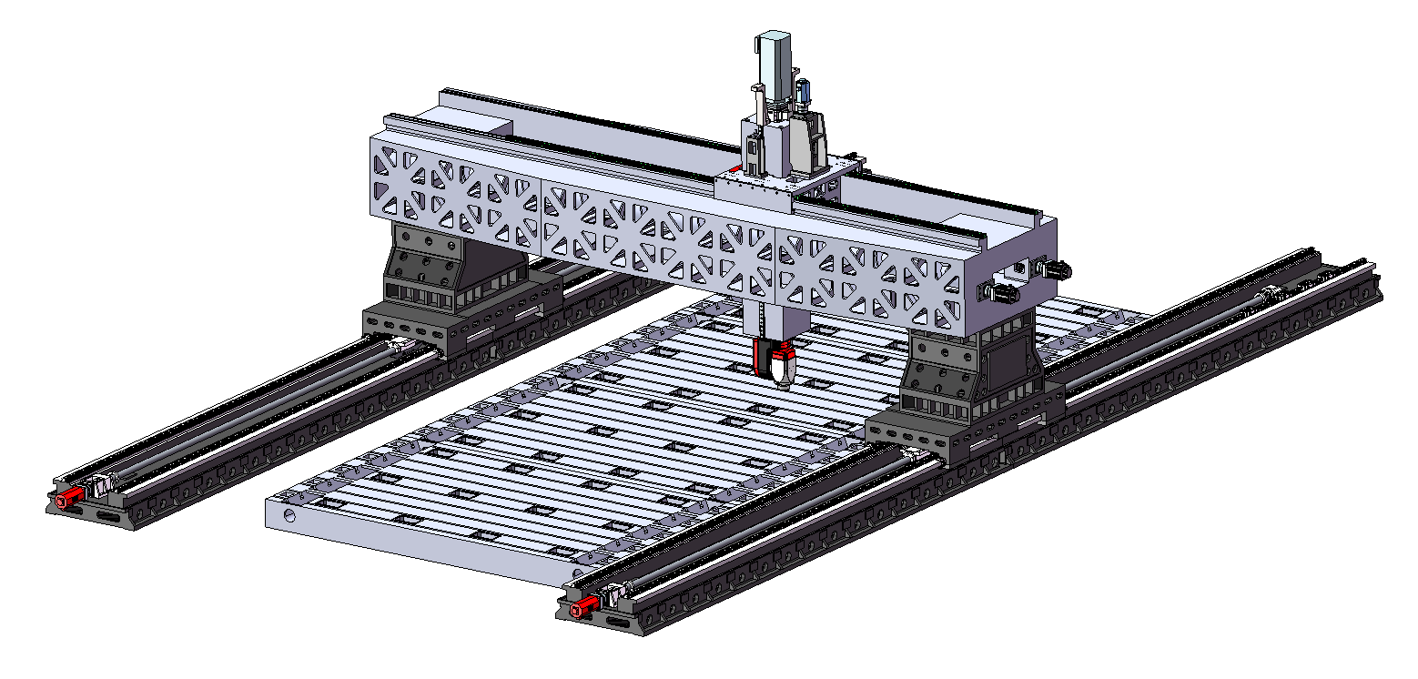 五轴4联动3十2JMDZ-8080-3000（北京凯恩帝数控系统）数控动柱龙门加工中心