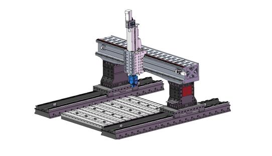 JMDZ一AC13040一1700動柱搖擺數(shù)控五軸龍門銑床系統(tǒng)