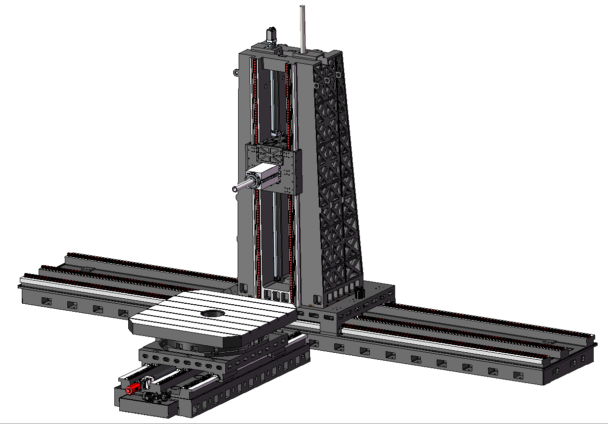 （特殊设计重切主轴箱中置）TK6920-12050-3040数控落地镗铣床