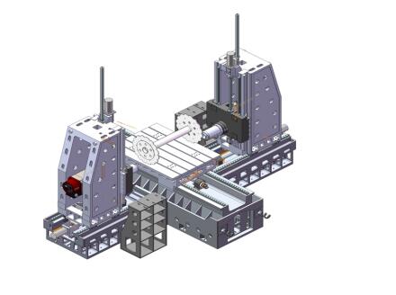 AB一XYZUⅤ一66010一5數(shù)控刨臺(tái)式對(duì)頭臥式動(dòng)柱鏜銑床