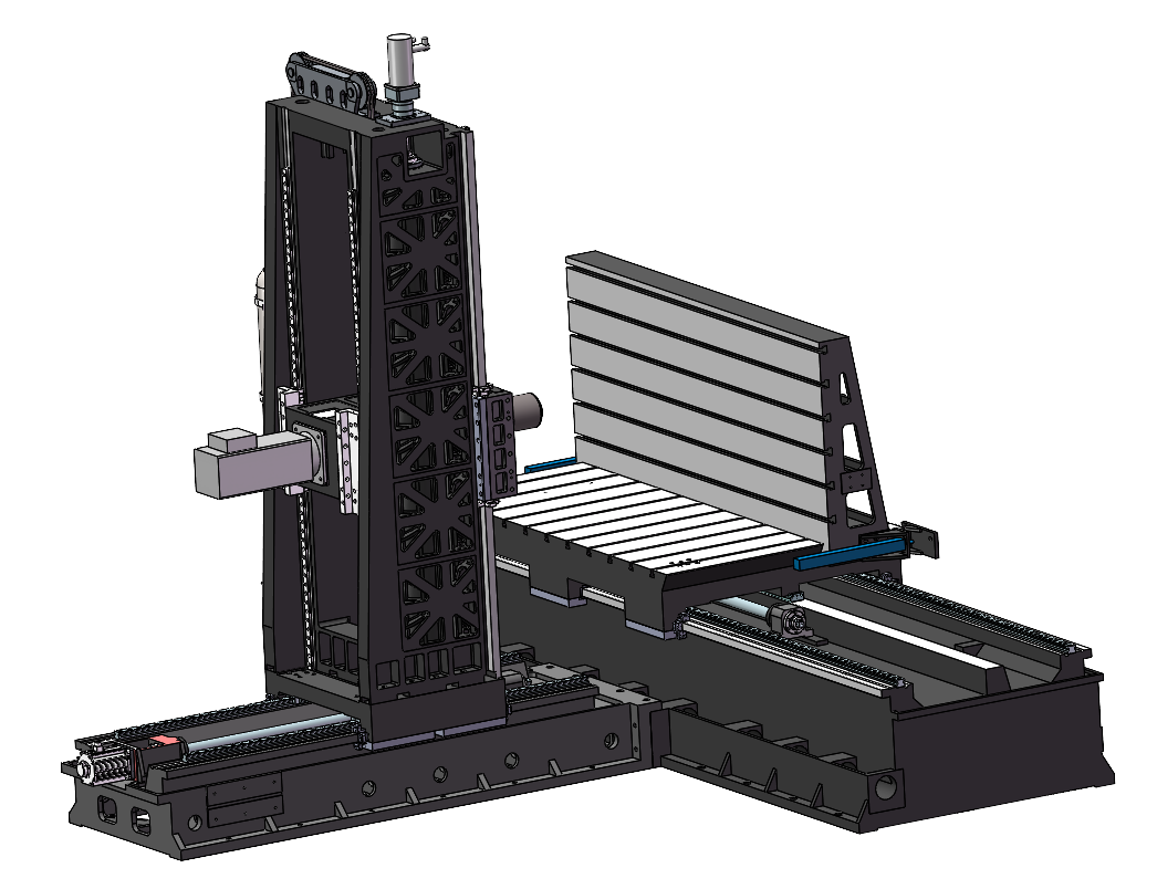 WH-2518數(shù)控臥式重切粗框銑床技術(shù)參數(shù)