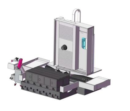 重切中置開粗機(jī)JMDL一XYZ2518北京凱恩帝系統(tǒng)數(shù)控動(dòng)柱臥式整體底座重型粗銑機(jī)床