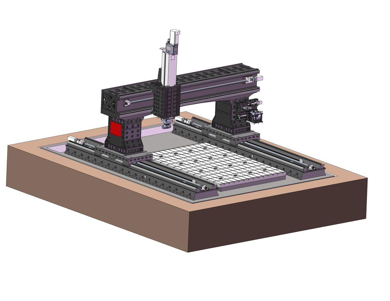 JMAB-6040-1500數(shù)控動(dòng)柱定梁龍門(mén)加工中心