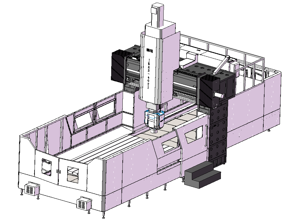 JMAB-AC4025五軸數(shù)控龍門(mén)重切機(jī)床加工中心