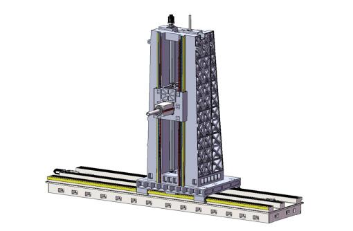 中置三凌M80系統(tǒng)或發(fā)那科0iMF帶全閉環(huán)JM-LD6913一6一3數(shù)控動(dòng)柱臥式落地鏜銑中心