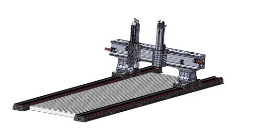 特重型重切動(dòng)柱龍門銑鏜床16050一2
