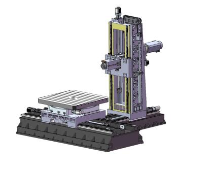 中置臥式重切鏜銑中心WHB1416-2000技術(shù)參數(shù)