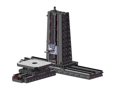 特殊設(shè)計(jì)中置硬線復(fù)合導(dǎo)軌TK6913一3525一3025型數(shù)控落地銑鏜床