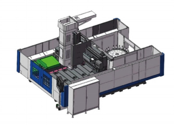 6_JMDZ一2518一700二維圖自識(shí)別免編程數(shù)控動(dòng)柱龍門(mén)鉆銑中心